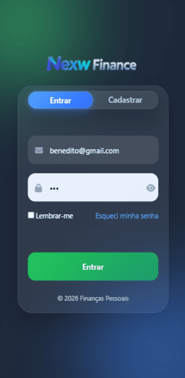 Despesas Nexw Finance